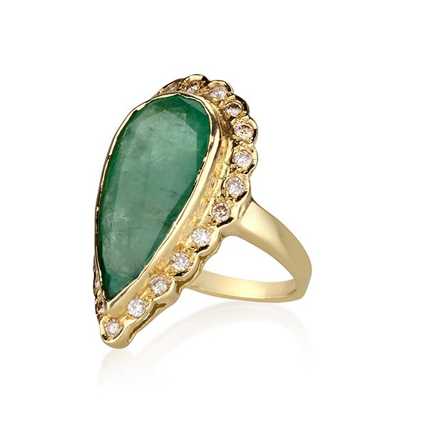The 10-ct emerald ring - Image 2