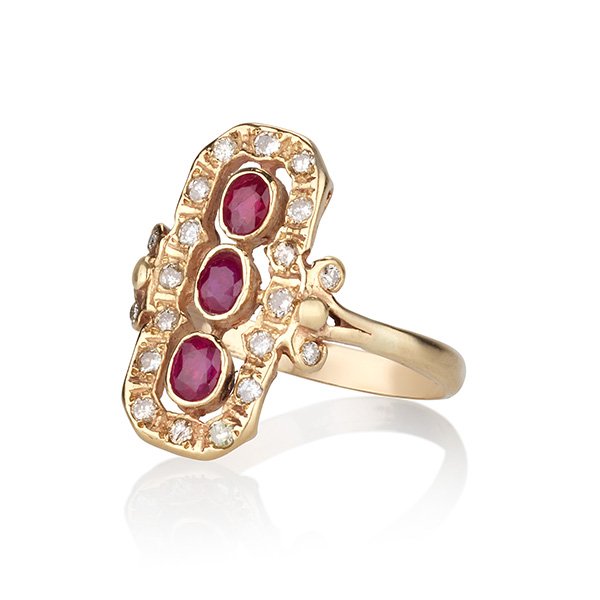 Ruby row ring - Image 2