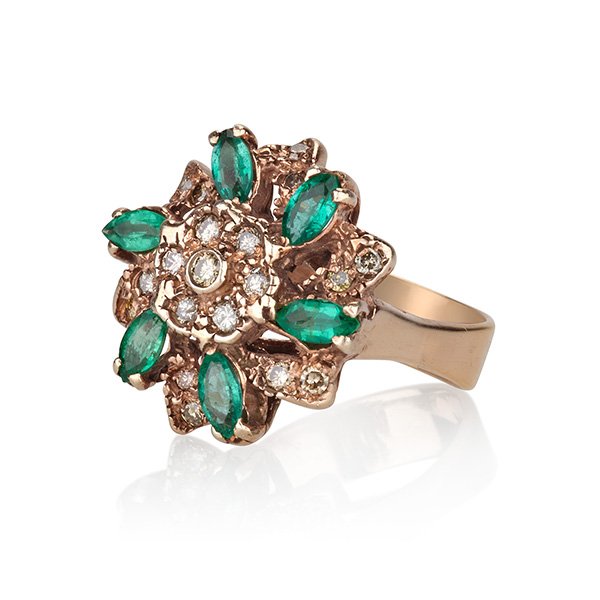 Marquise flower ring - Image 2