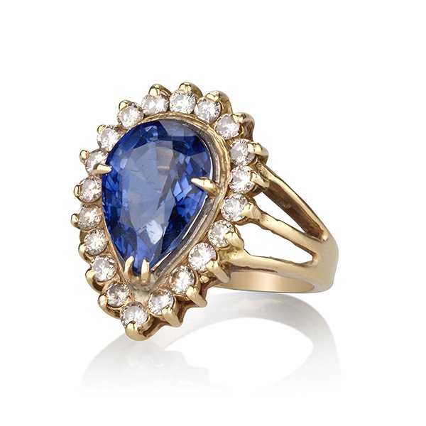 The drop sapphire ring - Image 2