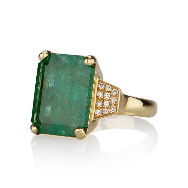 The 9-ct emerald ring - Image 2
