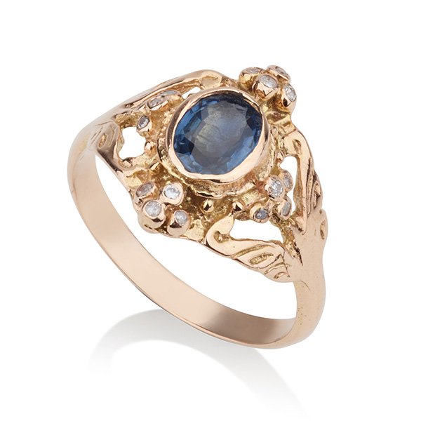 The diamond ball ring