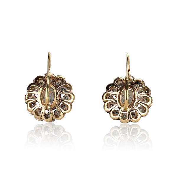 The silver & gold earrings - Image 2