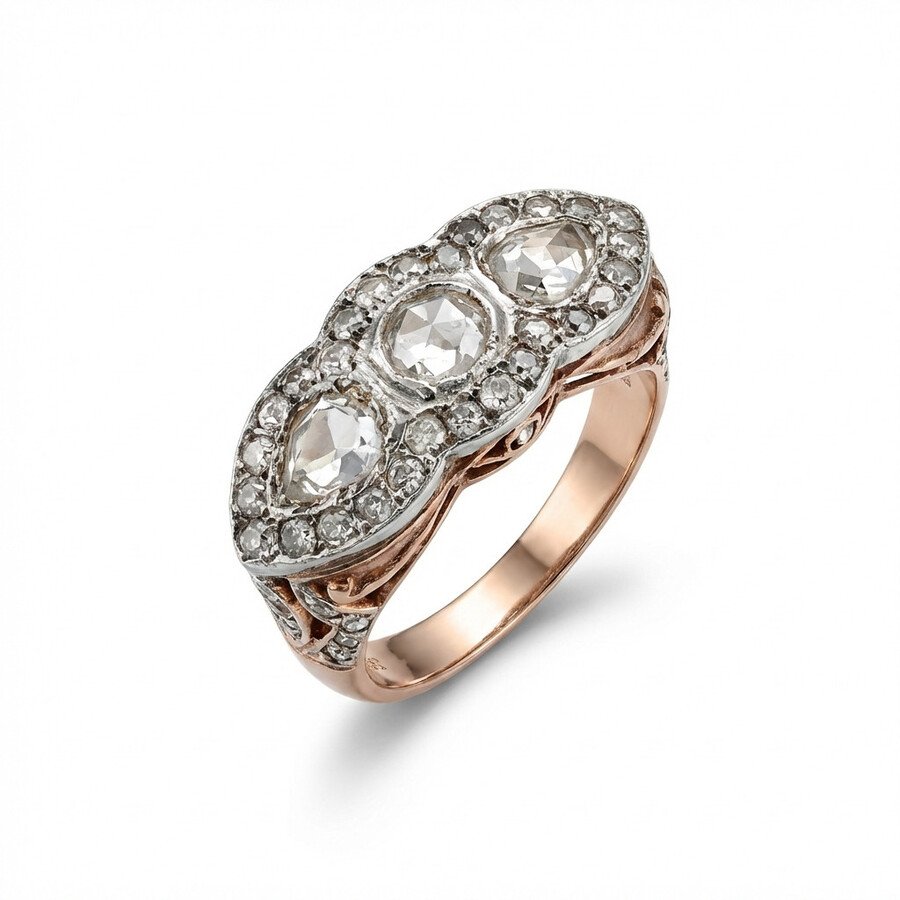 Rose cut polished ring - Image 2