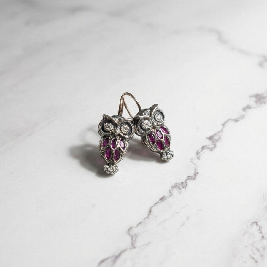The owl earrings