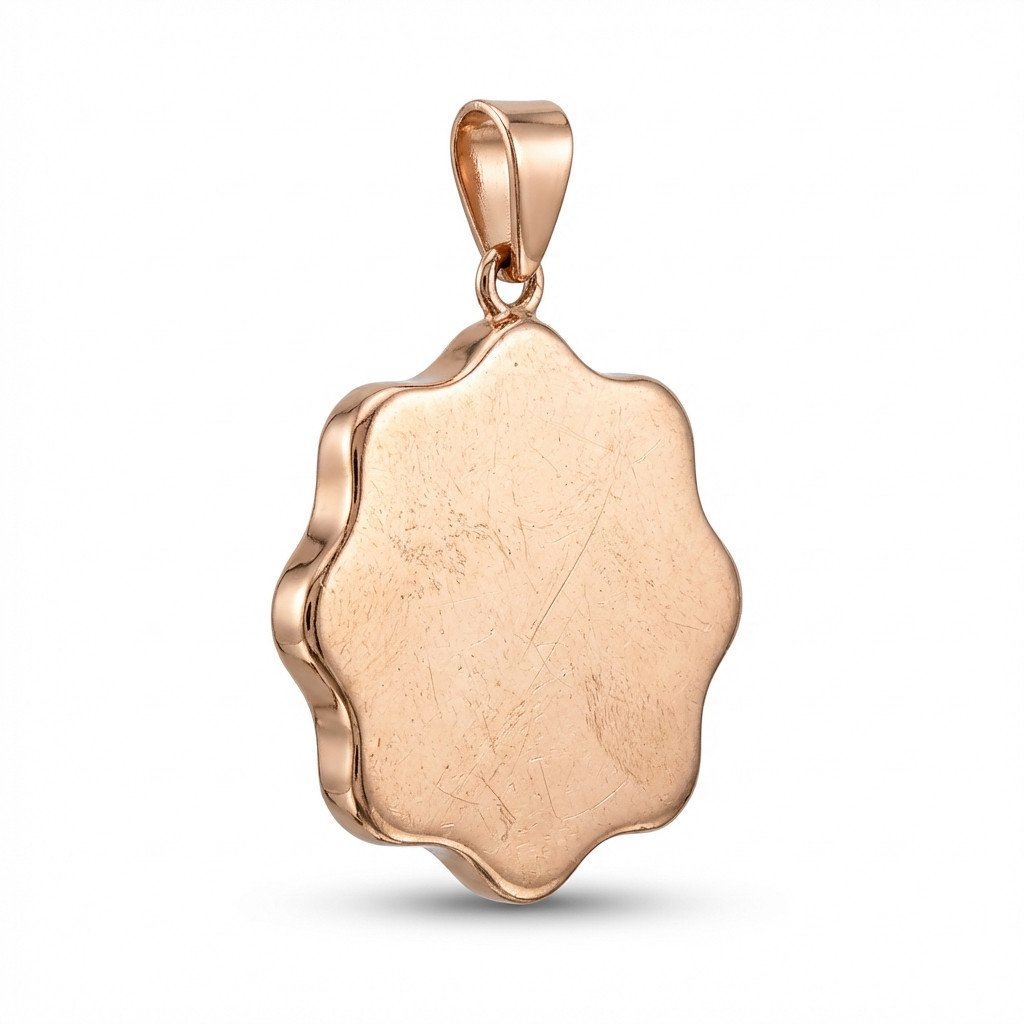 Emerald inlay pendant - Image 4